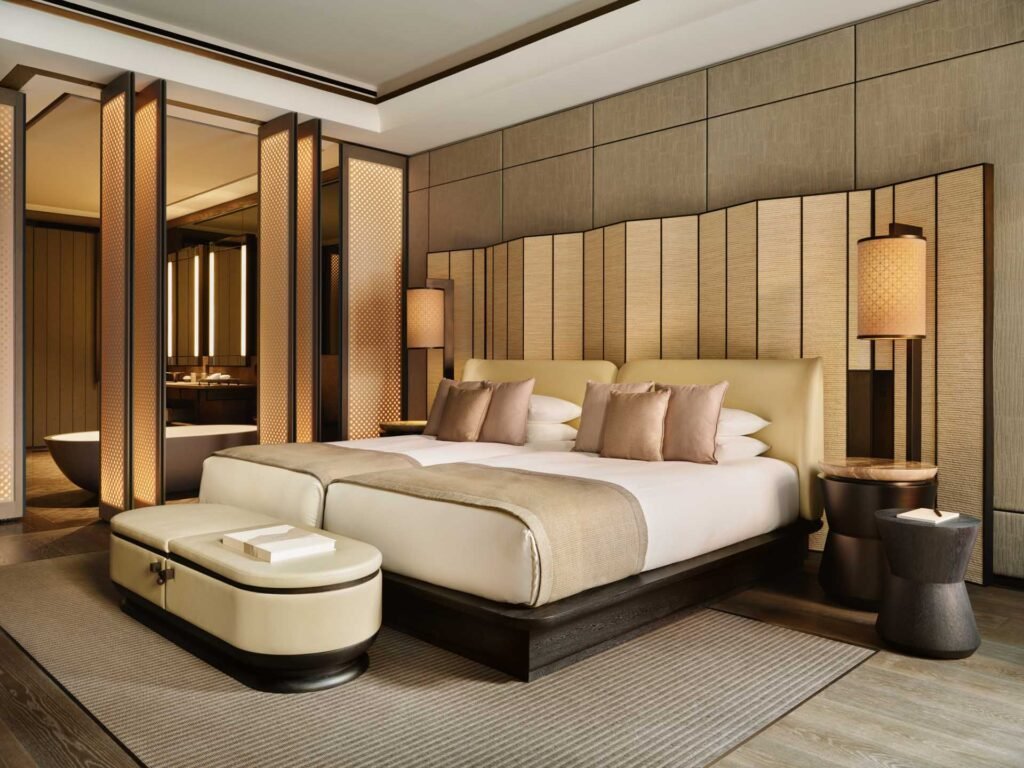 aman new york, usa accommodation, 5th avn junior suite, twin beds 37148